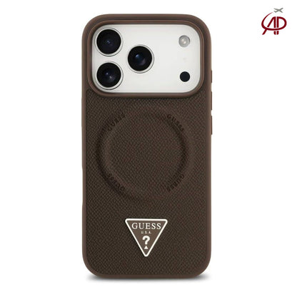 GUESS Brown Textured Phone Cover | Premium Designer Case