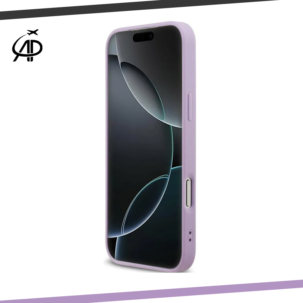 Guess Lilac Leather-Look Magsafe Case