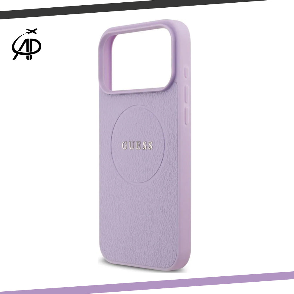 Guess Lilac Leather-Look Magsafe Case
