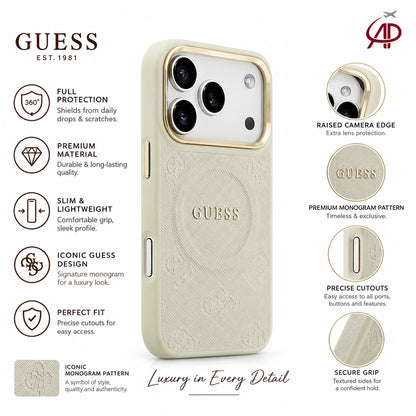 GUESS Premium Textured Phone Case – Signature Edition