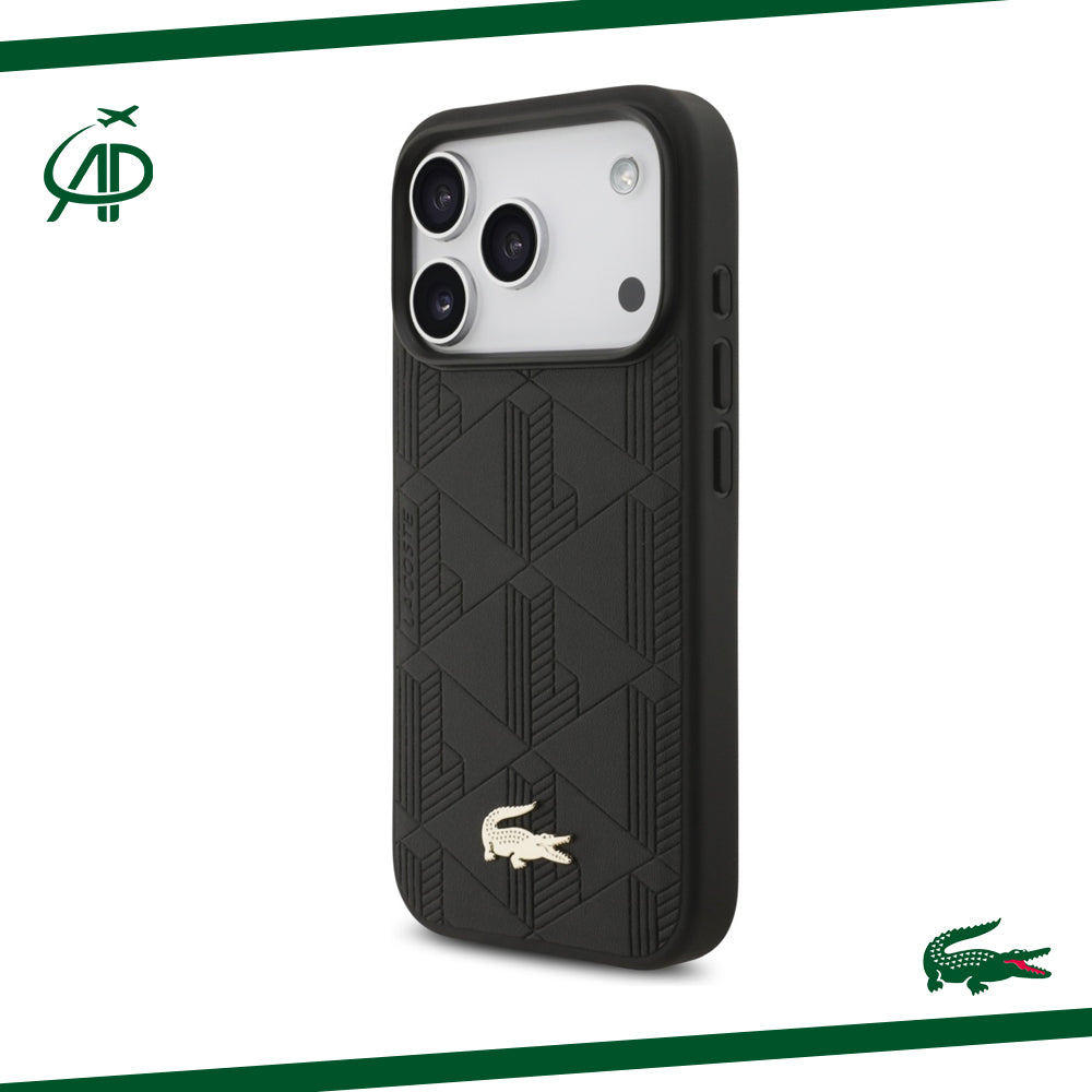 Lacoste Monogram 3D Geometric Pattern Phone Case