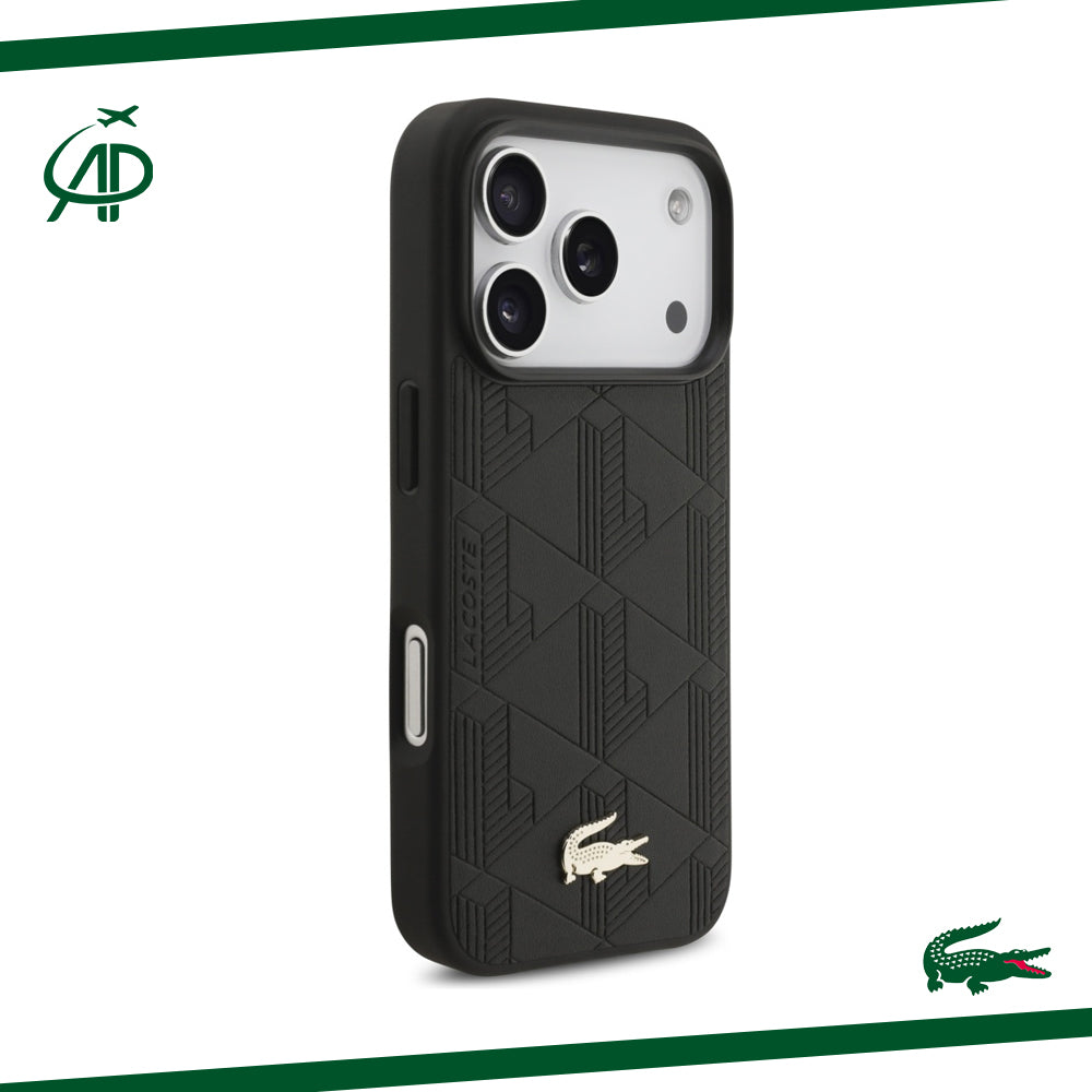 Lacoste Monogram 3D Geometric Pattern Phone Case