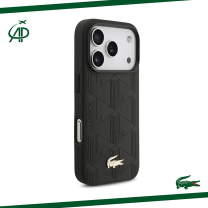Lacoste Monogram 3D Geometric Pattern Phone Case