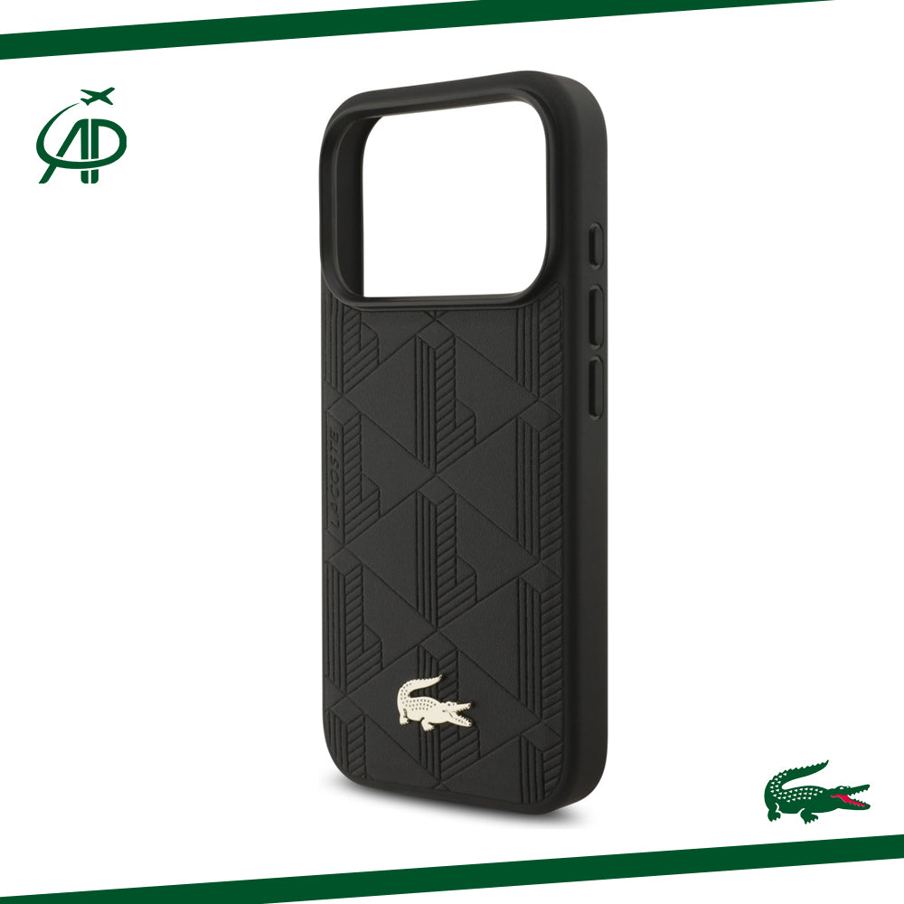 Lacoste Monogram 3D Geometric Pattern Phone Case
