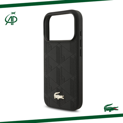 Lacoste Monogram 3D Geometric Pattern Phone Case