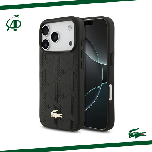 Lacoste Monogram 3D Geometric Pattern Phone Case