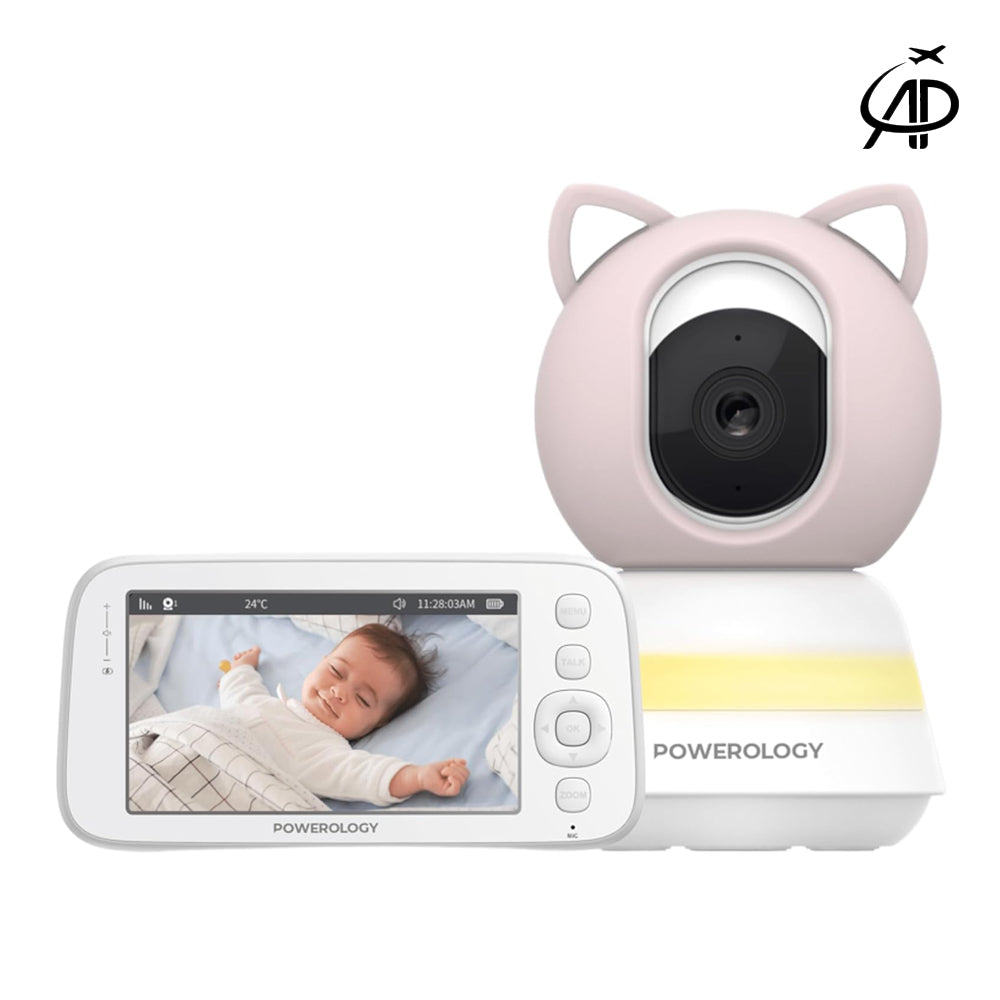 Powerology Full HD Baby Camera with Monitor & App