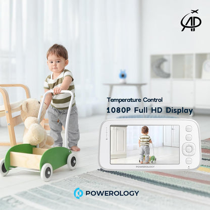 Powerology Full HD Baby Camera with Monitor & App