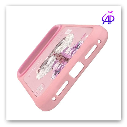 Nimmy Friends White Cat Pink Jacket Sassy Magnetic Case