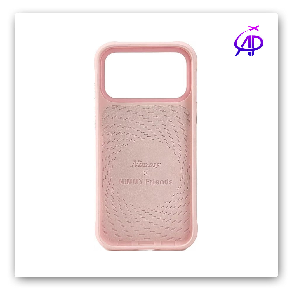 Nimmy Friends White Cat Pink Jacket Sassy Magnetic Case