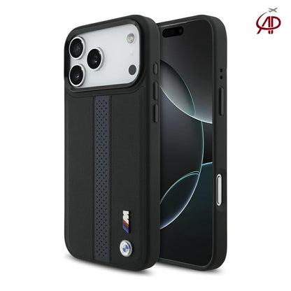 BMW M Motorsport Black Perforated Leather Case