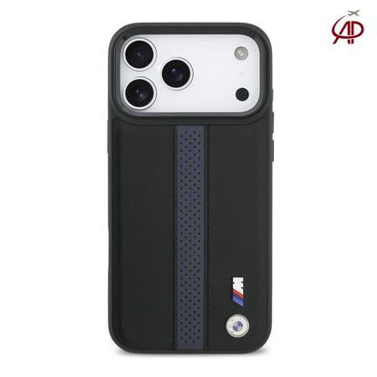 BMW M Motorsport Black Perforated Leather Case