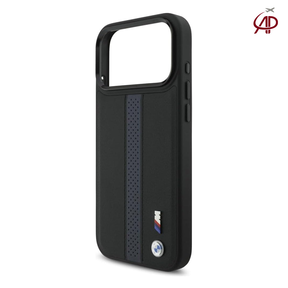 BMW M Motorsport Black Perforated Leather Case