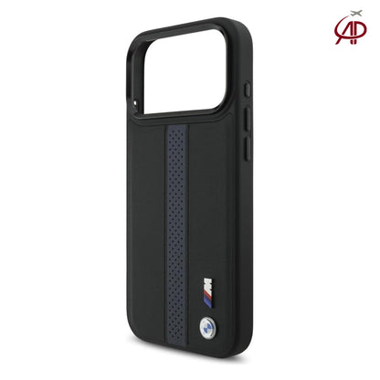 BMW M Motorsport Black Perforated Leather Case