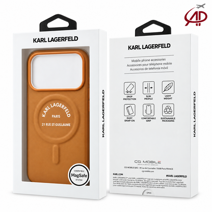 Karl Lagerfeld RSG Logo MagSafe Case – Orange