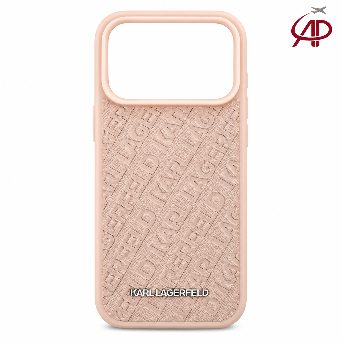 Karl Lagerfeld FW Stamped Monogram MagSafe iPhone Case – Pink