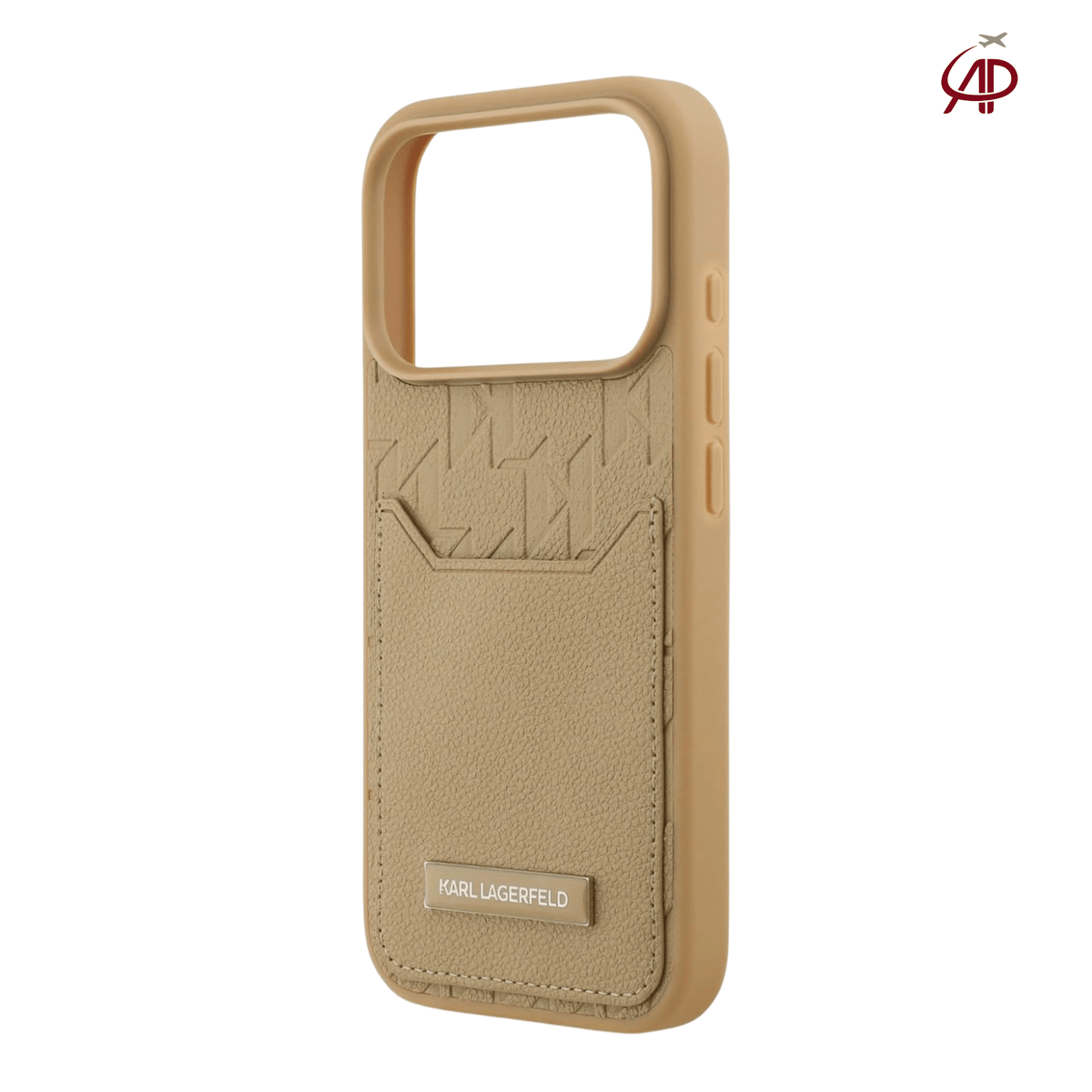 Karl Lagerfeld Monogram Card Holder Case – Brown
