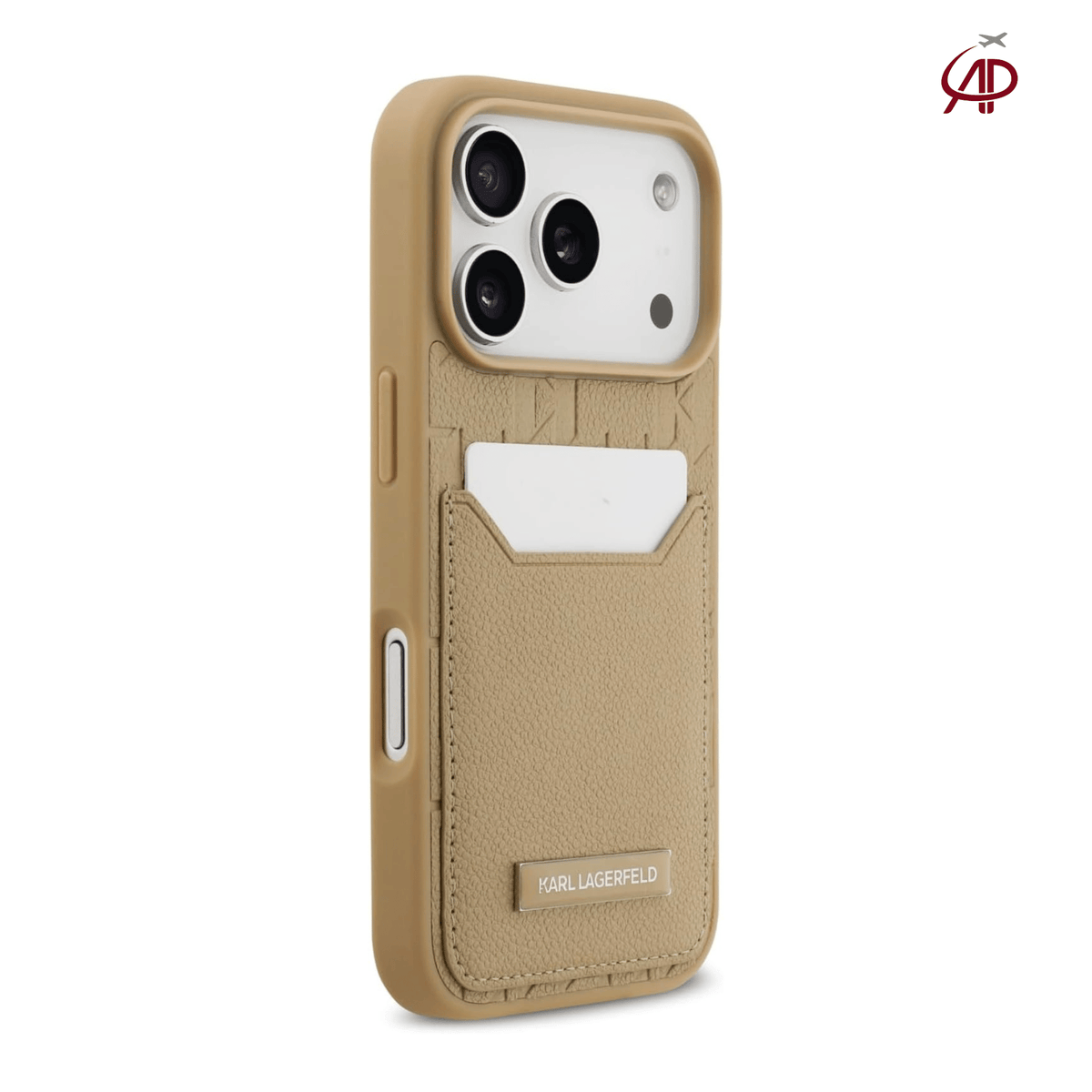 Karl Lagerfeld Monogram Card Holder Case – Brown